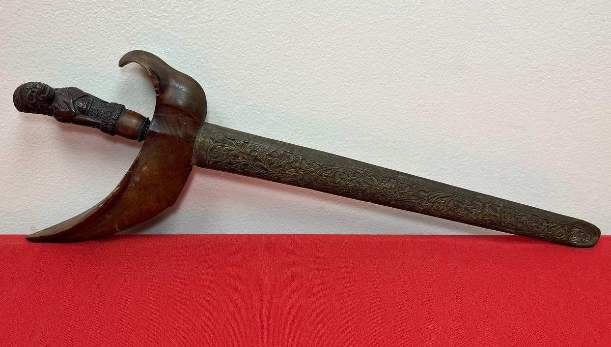 Original Indonesian East Indies Kris Dagger - Island of Java (Meteorite Blade) Circa 1850