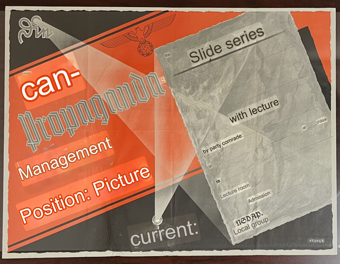 Authentic World War II German NSDAP Propaganda Poster