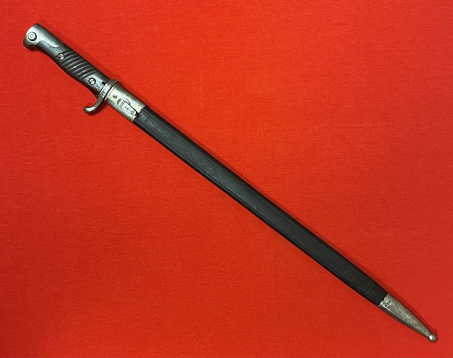 WW1 Era M1898 German "Quill Point" Bayonet W/ Matching Numbers by Simson & Co Suhl