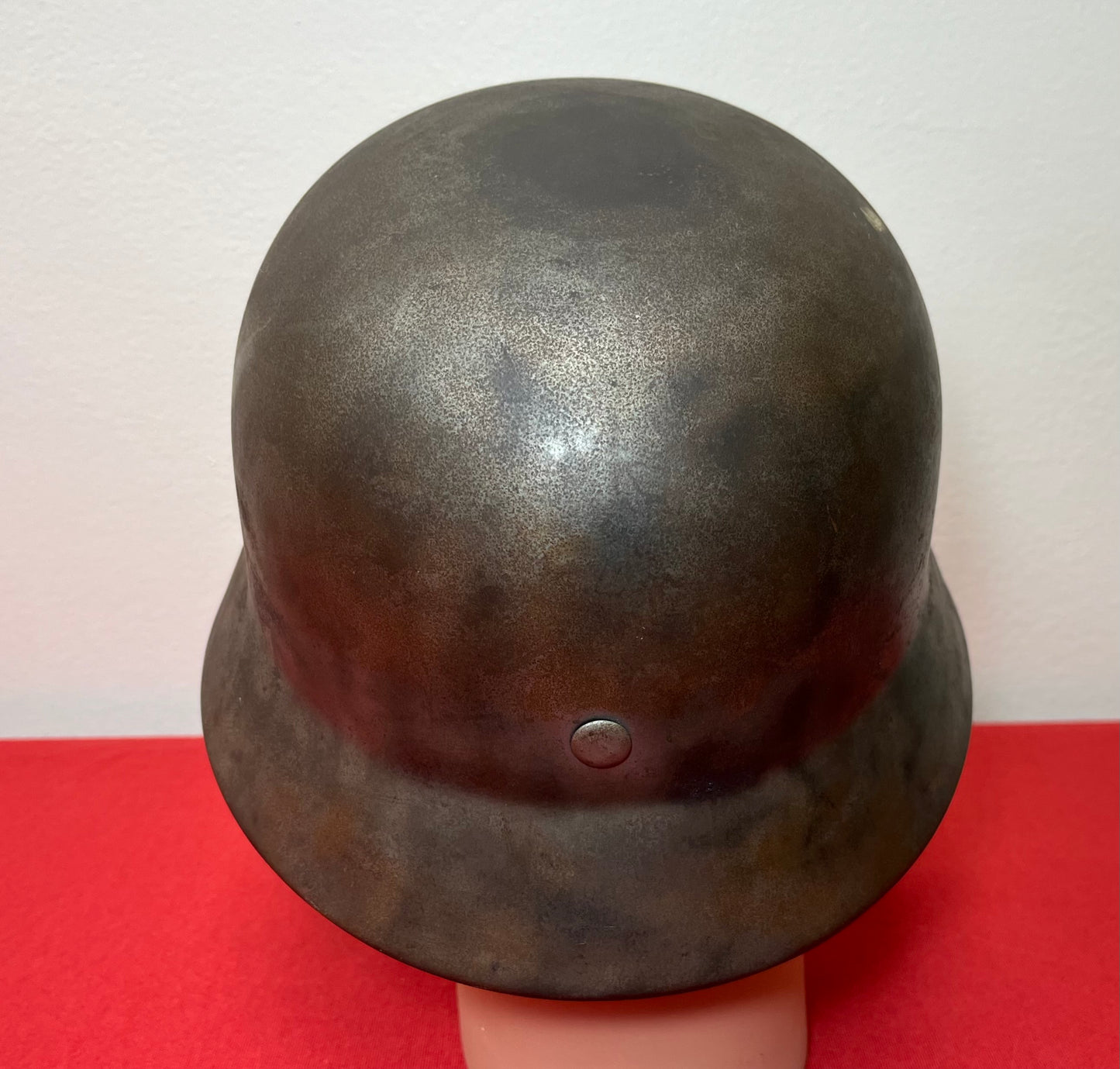 Original WWII M1940 German Army Helmet W/ Liner & Name