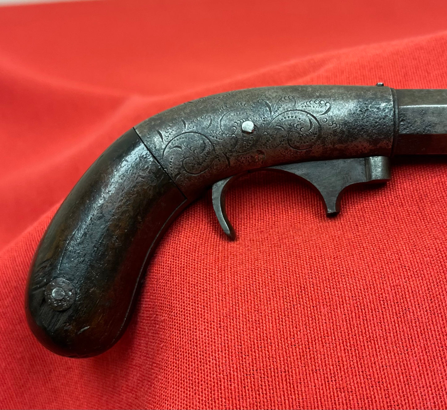 Original U.S. Civil War Era Bacon & Co .34cal Underhammer Rifled Percussion Boot Pistol Circa 1855 Scarce 57 of 500