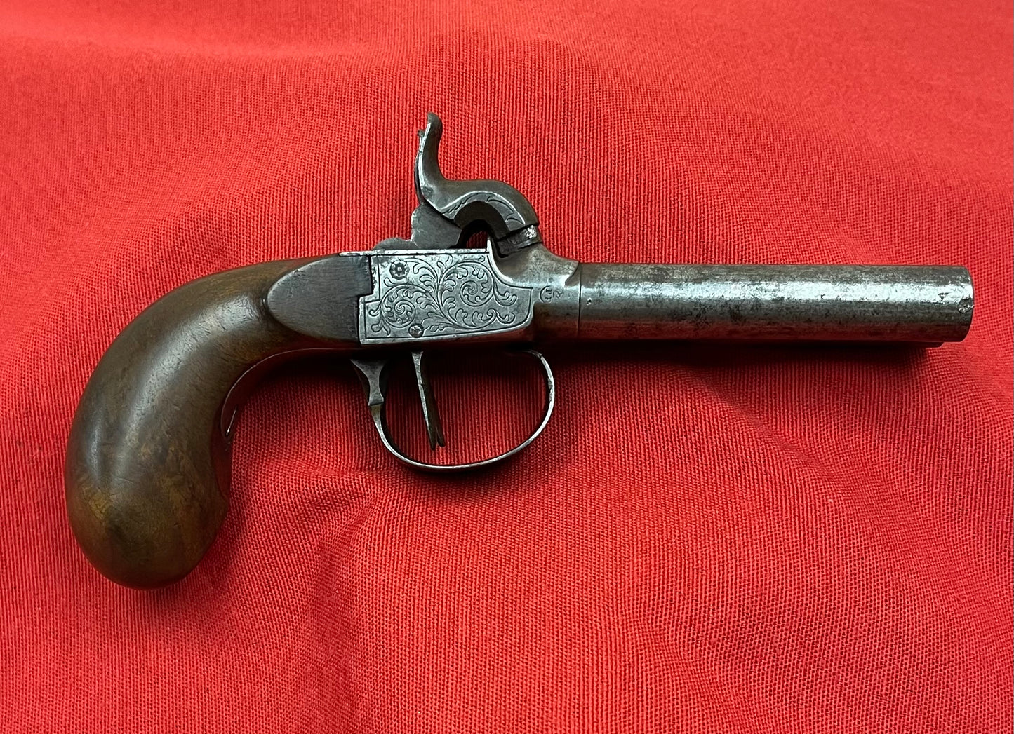 Civil War Era Belgian Double Barrel Percussion Boot Pistol Circa 1850-60