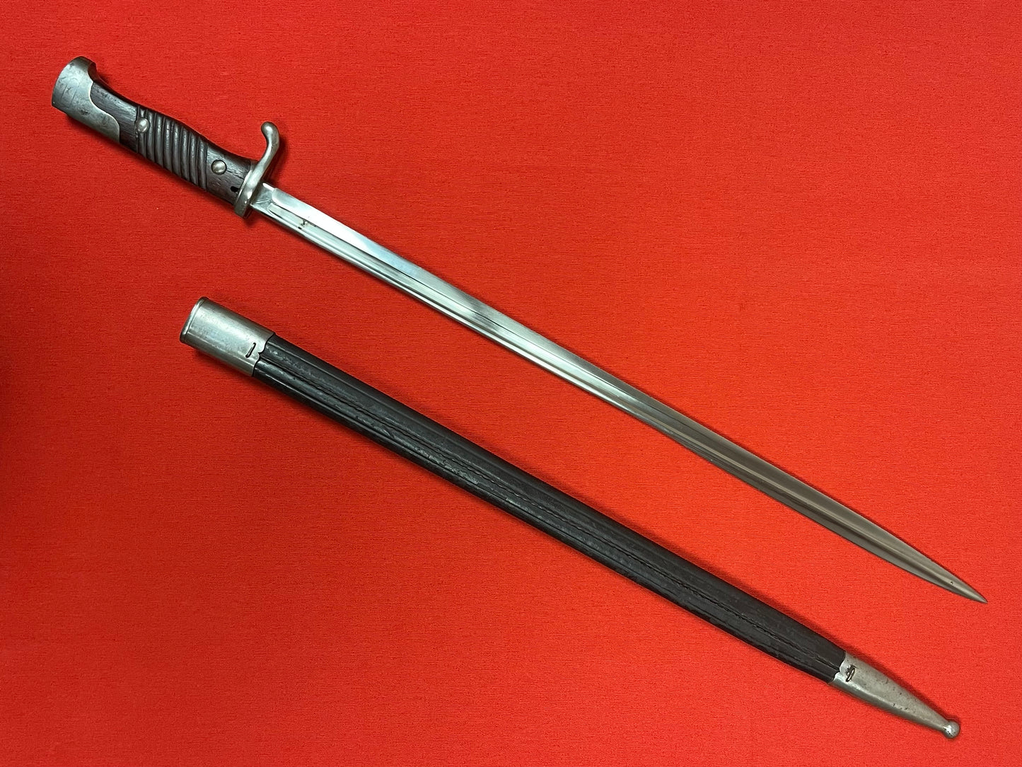 WW1 Era M1898 German "Quill Point" Bayonet W/ Matching Numbers by Simson & Co Suhl