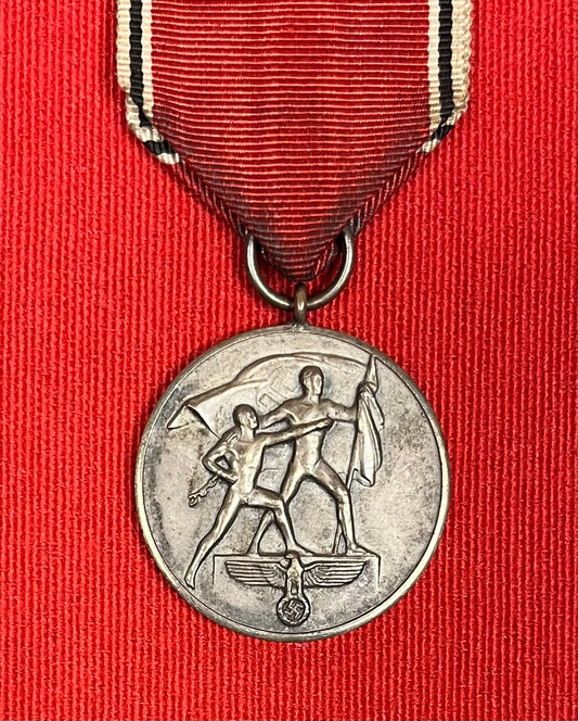 Authentic WWII Era German Commemorative Medal of 1st March 13, 1938 - Austria Annex