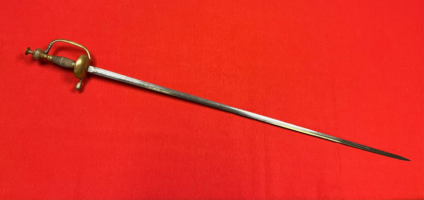 IMPERIAL GERMAN-PRUSSIAN OFFICER’S COURT SWORDS CIRCA 1880-90s ENGRAVED