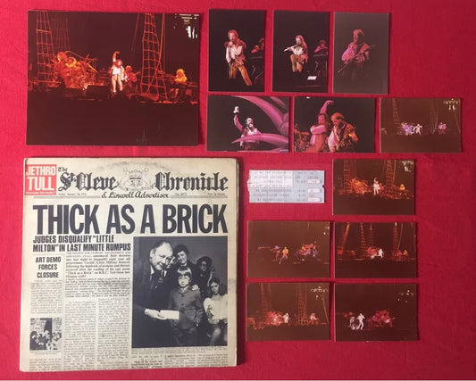 Jethro Tull - LP Record + 12 Concert Photos & Ticket (Concert-Pack) Live at the Spectrum 1982