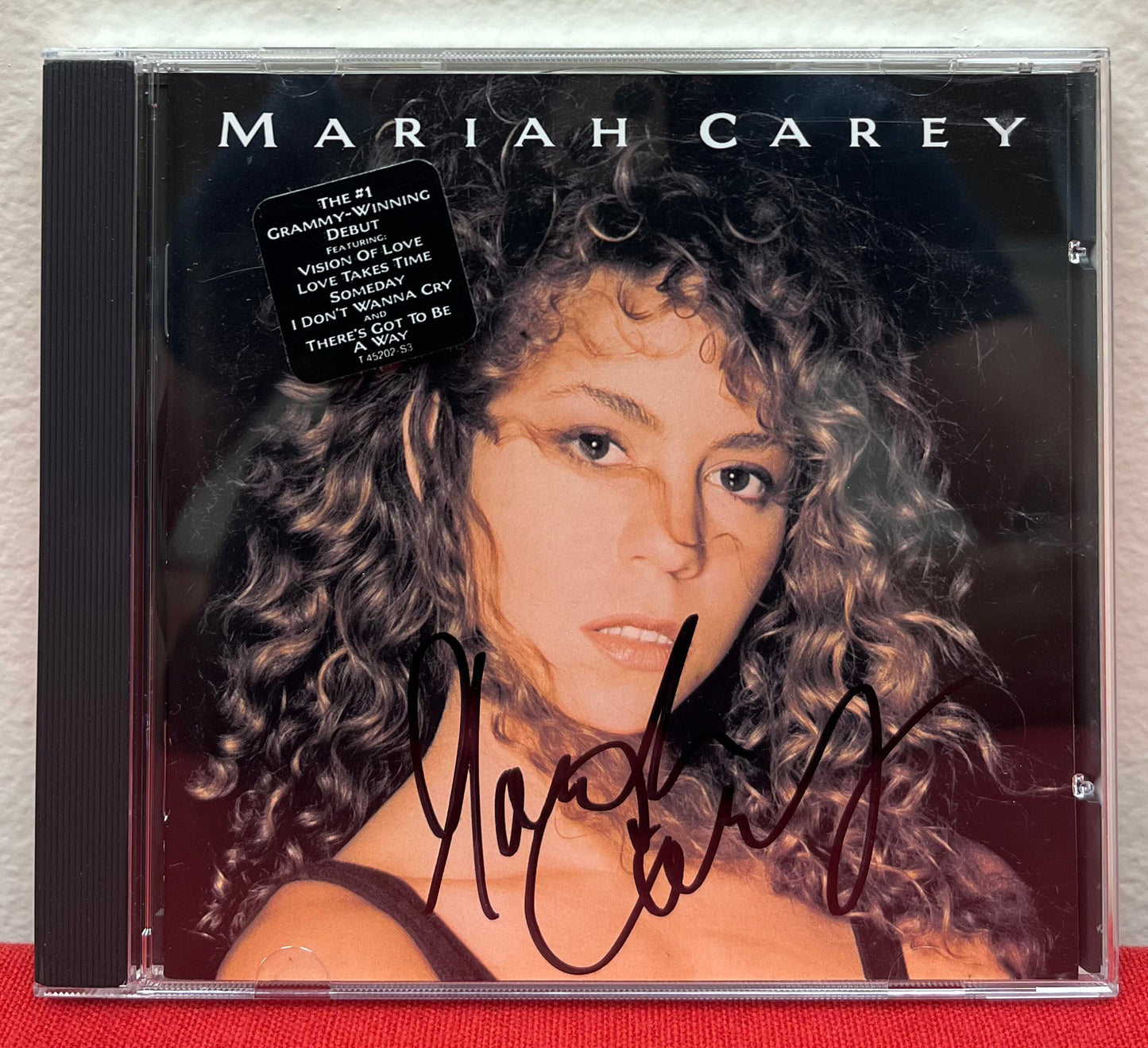 Mariah Carey - Hand Signed CD Insert Self-Titled 1990