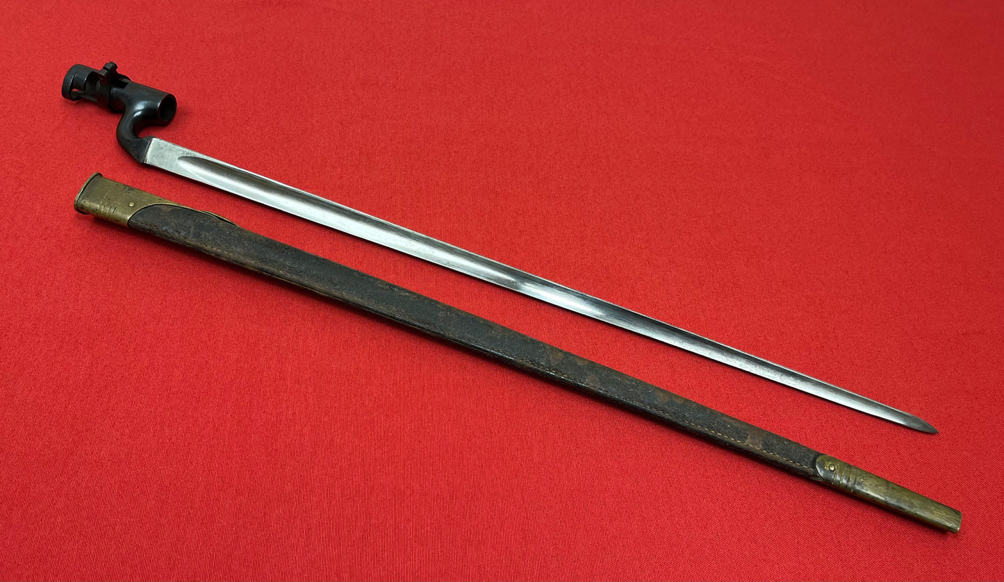 British Model 1876
Martini-Henry Rifle Bayonet & Scabbard