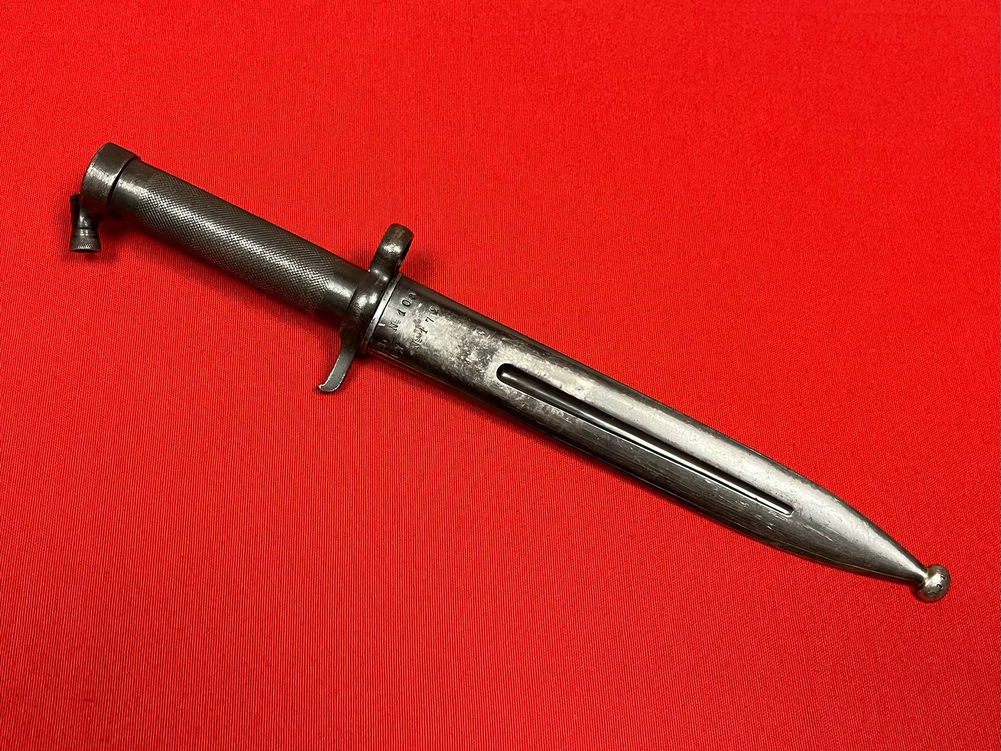 WW1 Era M1896 Swedish Mauser Bayonet Unit & Regiment Marked