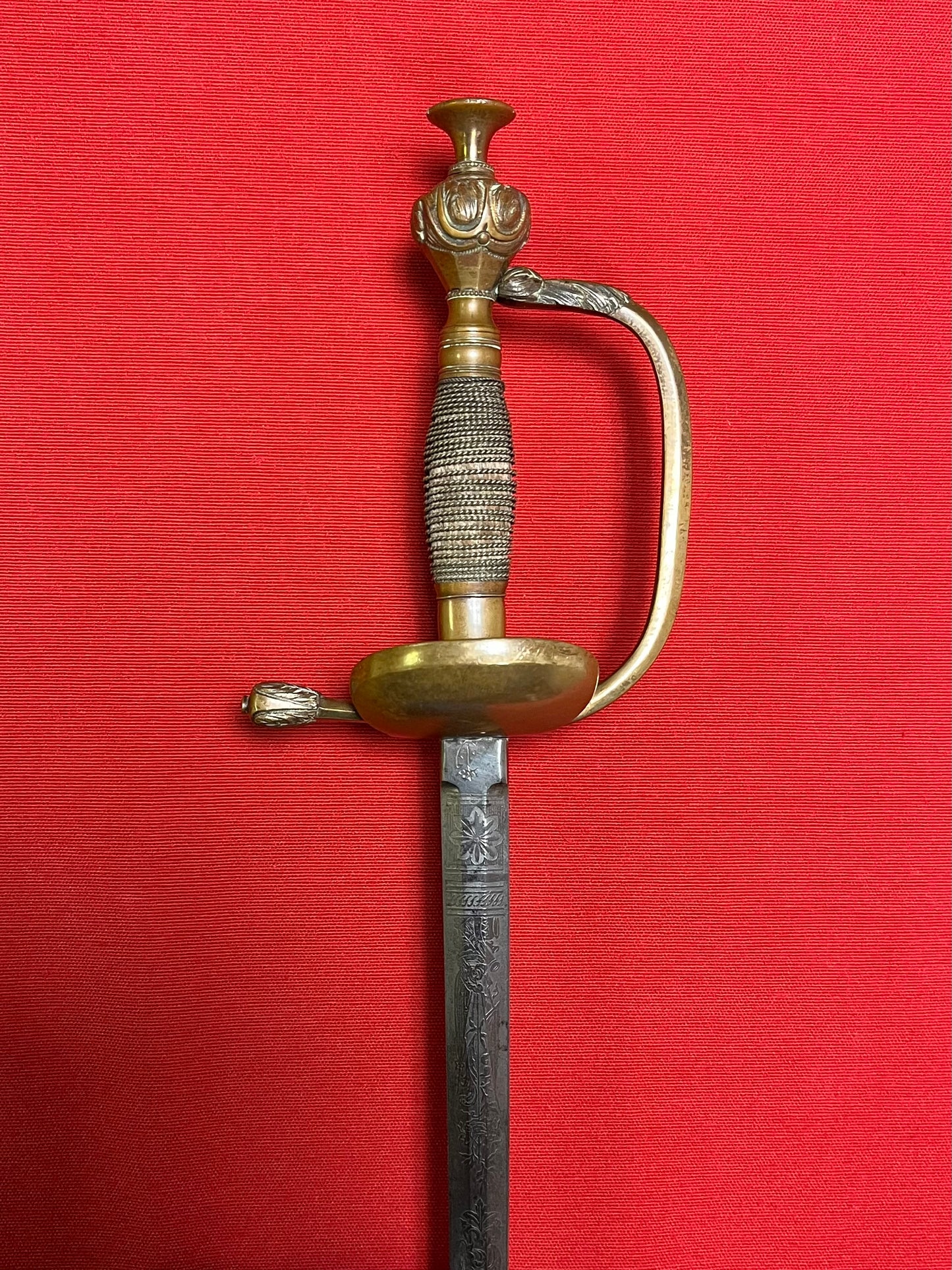 IMPERIAL GERMAN-PRUSSIAN OFFICER’S COURT SWORDS CIRCA 1880-90s ENGRAVED