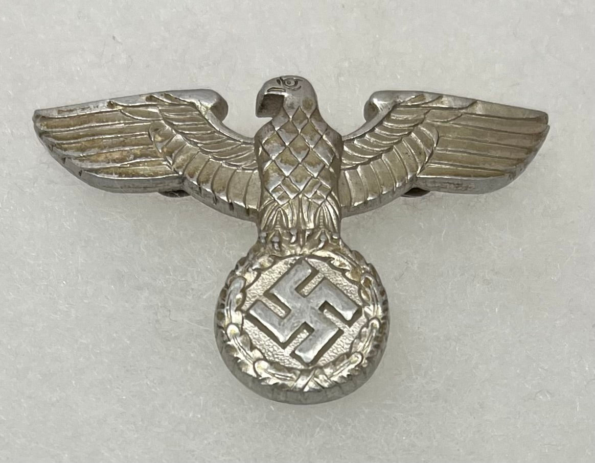 Original WWII German 1936 PATTERN “Reichsbahn, Reichspost & Customs” VISOR CAP EAGLE Mützen Abzeichen