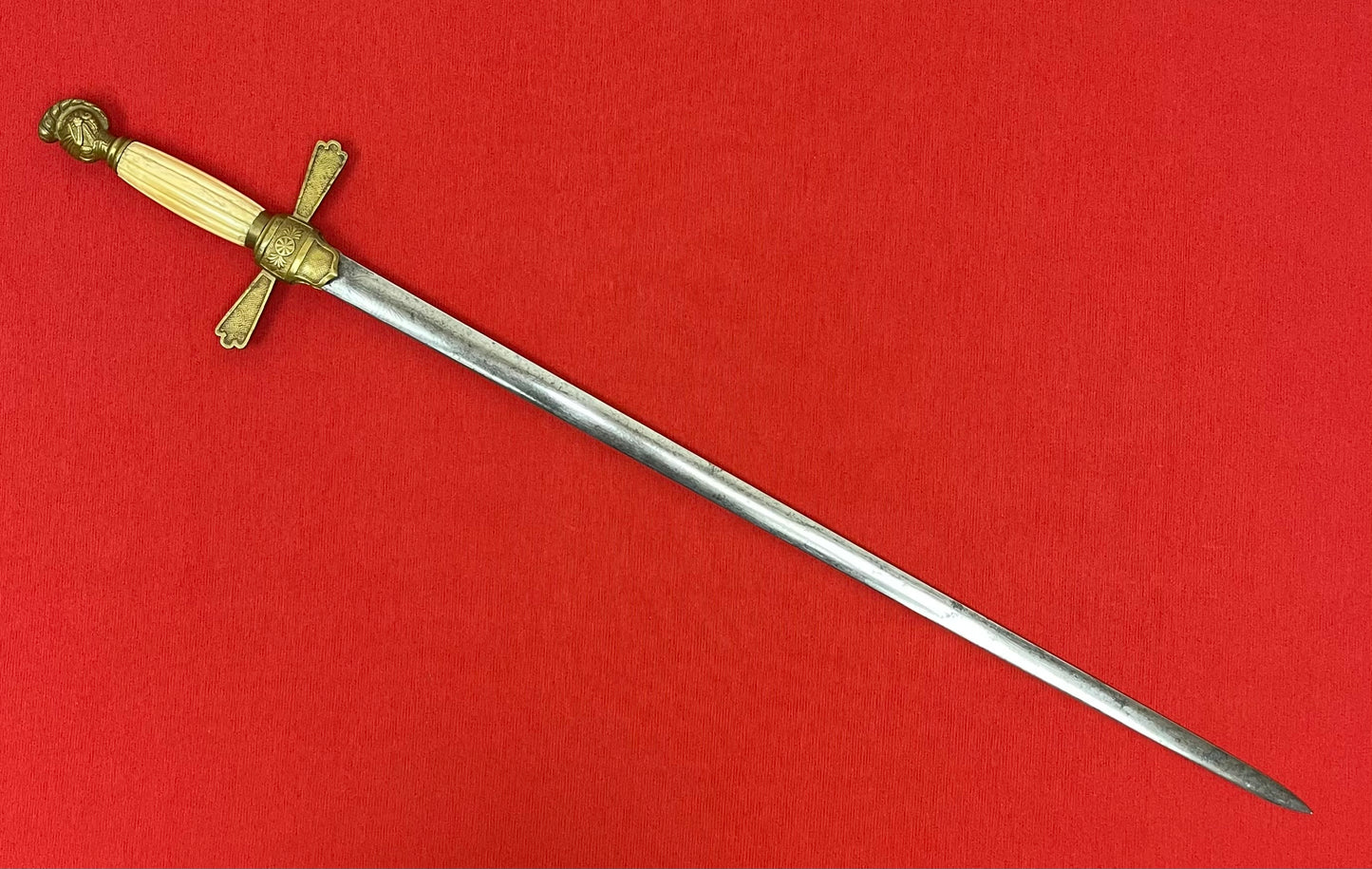 U.S. Civil War Era Militia Non Comissioned Officer’s Sword Knights Head Pommel C.1850