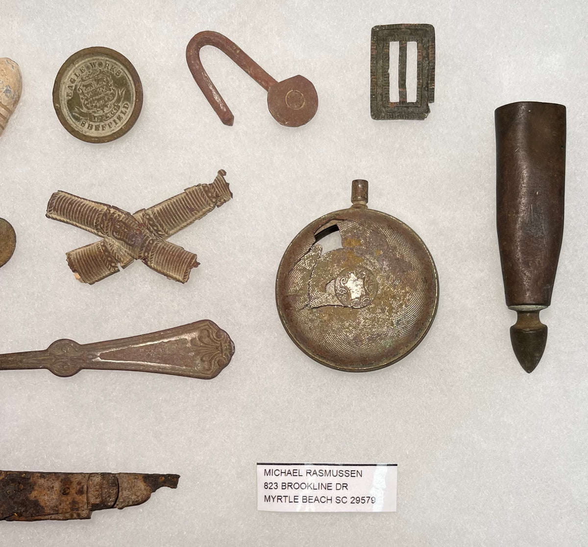 Civil War Harpers Ferry Relics (Bolivar Heights W.V) Dug by Michael Rasmussen