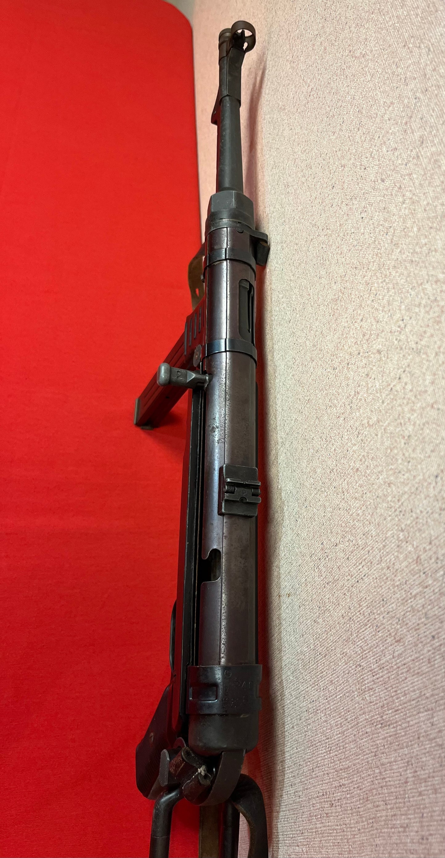 WW2 German MP40 MGC68 Model Gun 1st Generation / Movie Prop + ATF Letters & Case