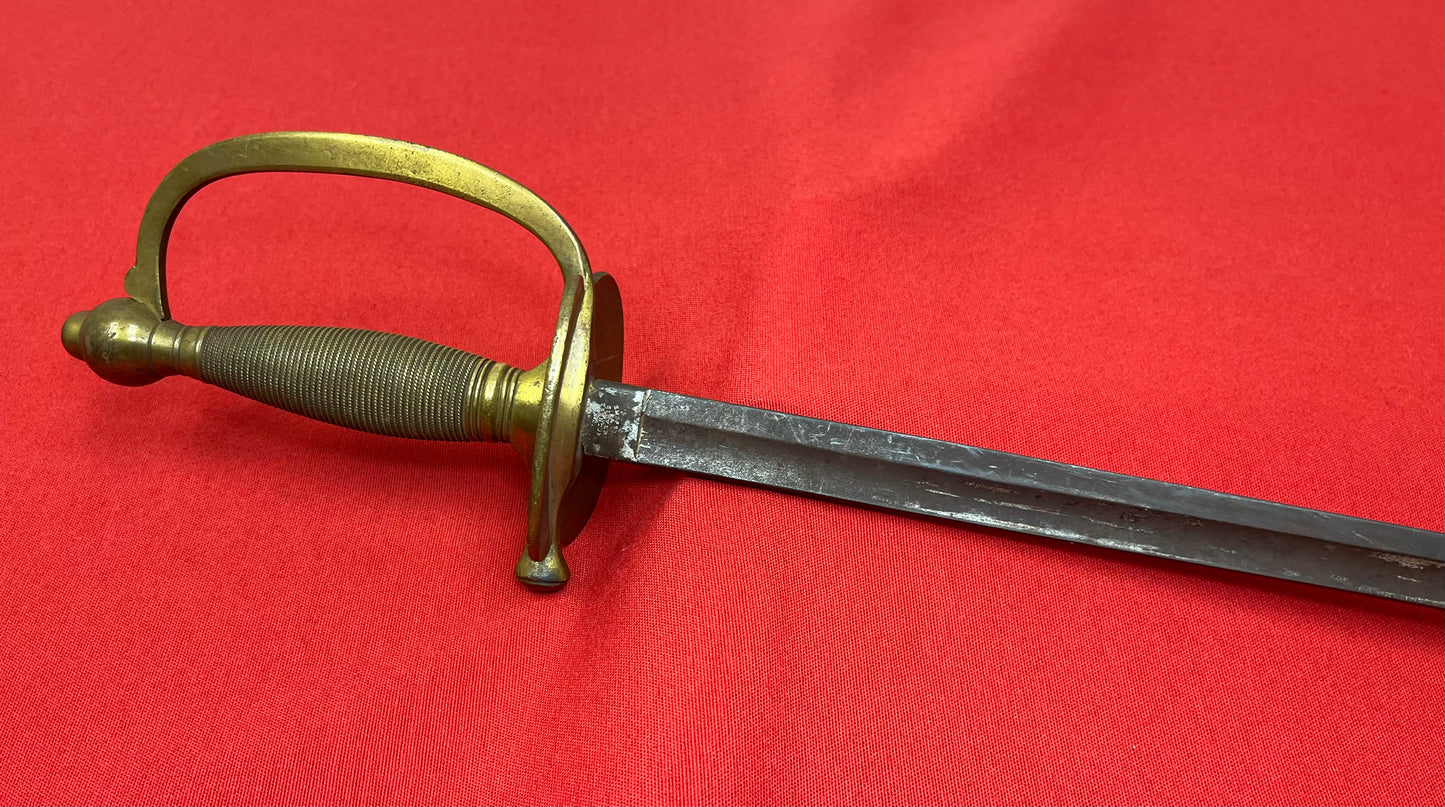 U.S. M1840 NCO Non-Commissioned Officer's Sword by Emerson & Silver Dated 1863 - Civil War Era