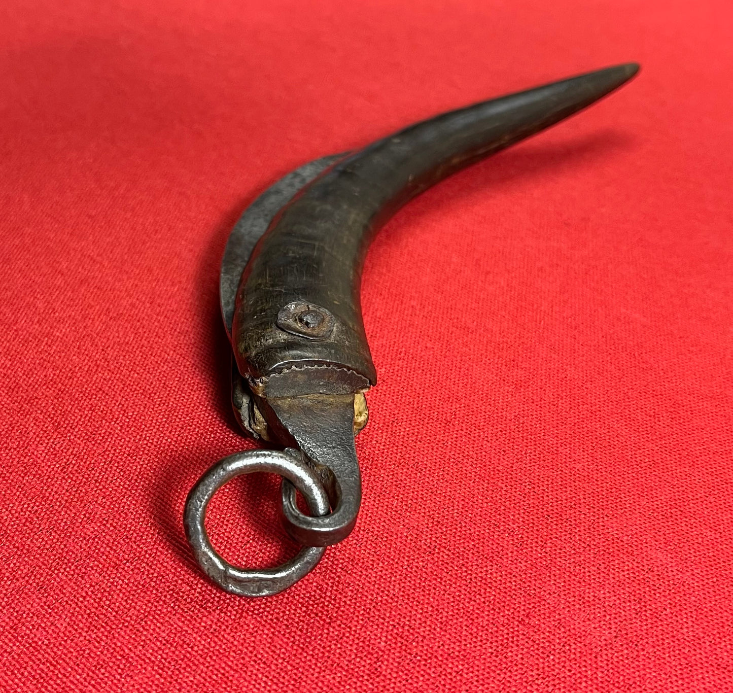 Pre-Civil War Folding Knife W/ Horn Handle