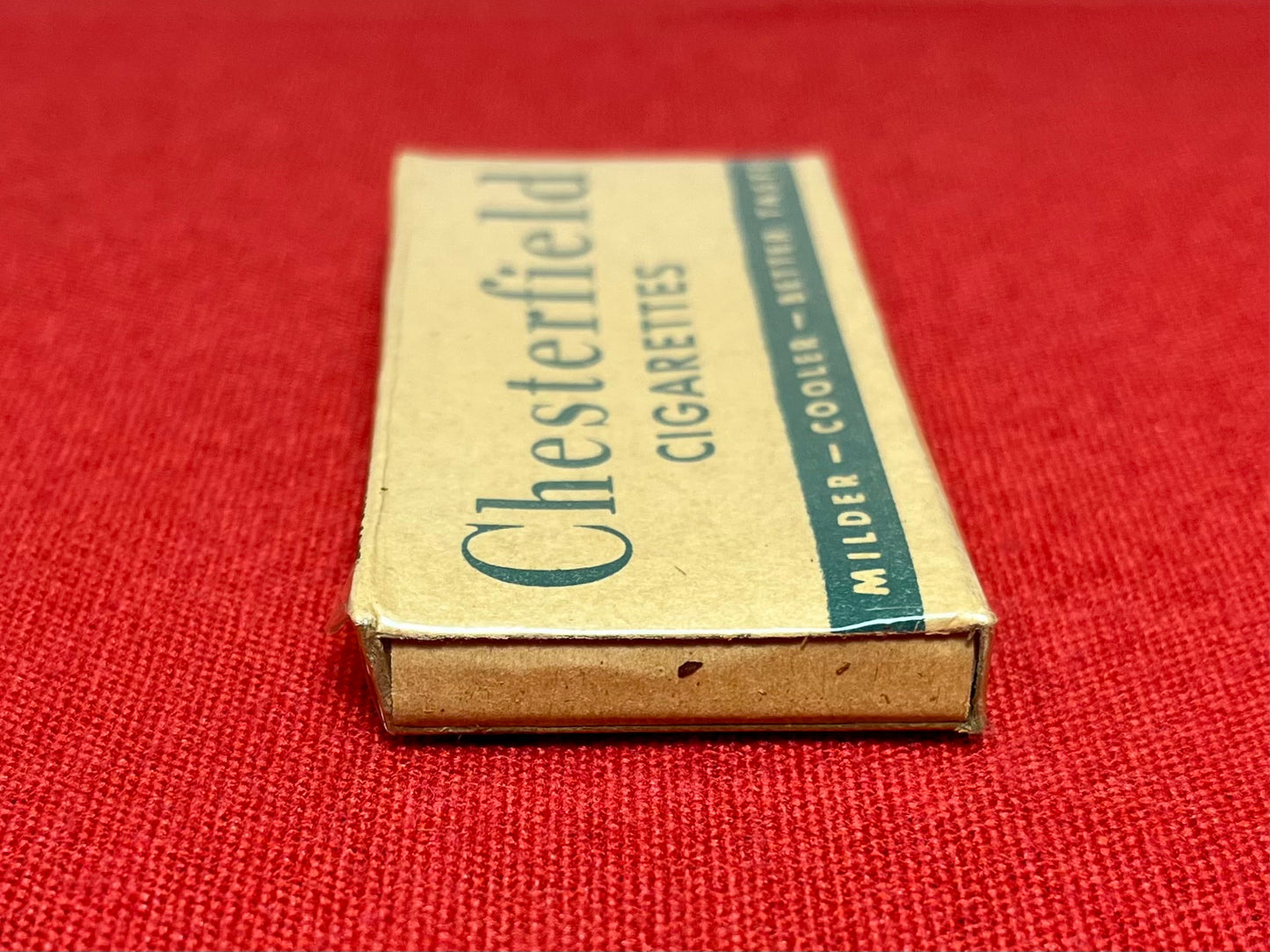 ORIGINAL WWll U.S. ISSUED CHESTERFIELD CIGARETTES K-RATION PACK