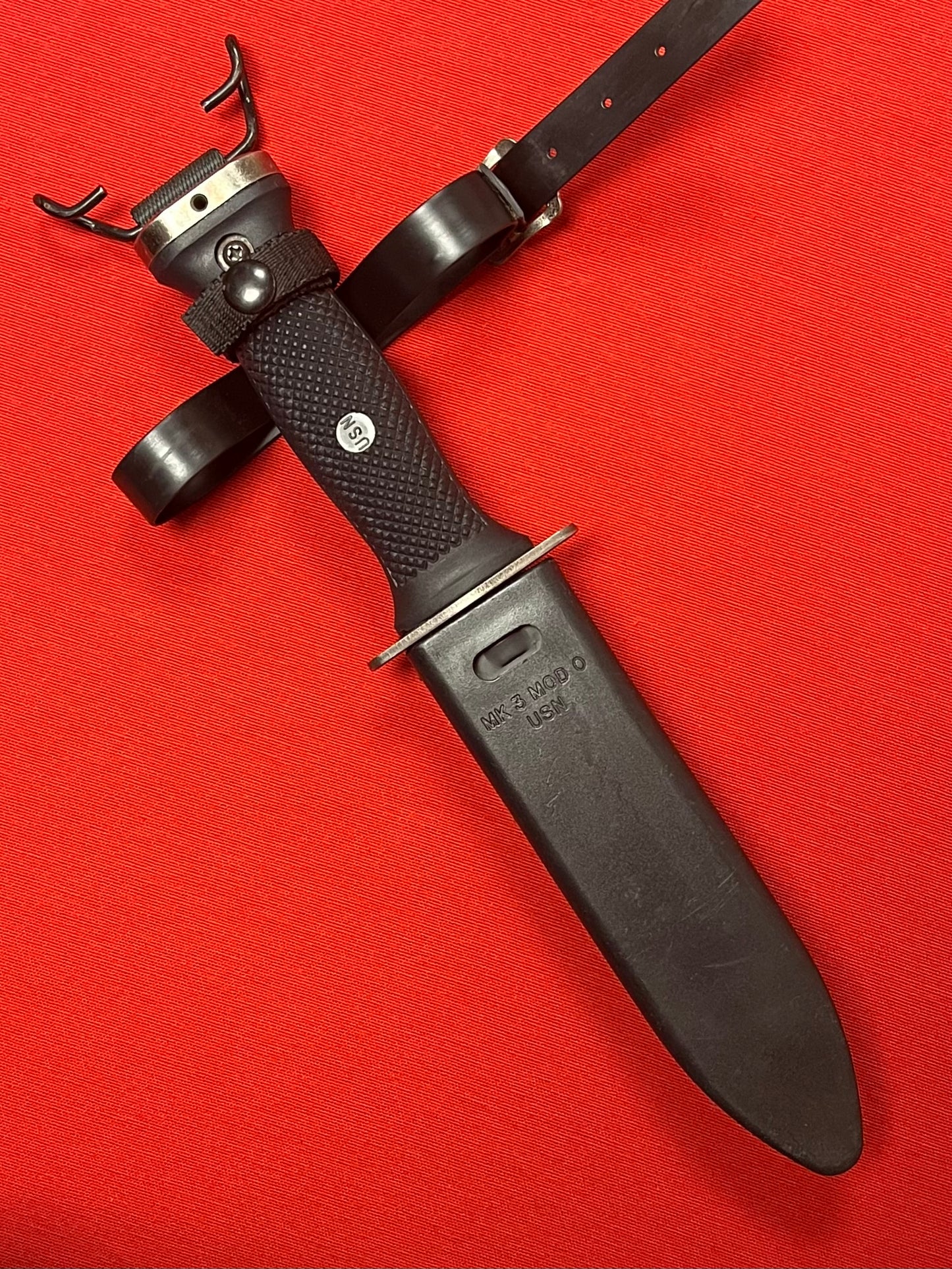USN Navy Seal Mark 3 MK3 Mod 0 Diving/Survival Knife-Early Model
