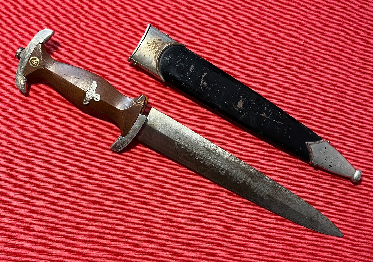 Authentic WW2 German Wehrpass & NSKK (Transportation Worker’s) Dagger “Bus Driver” of POWs
