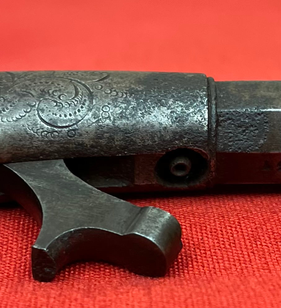 Original U.S. Civil War Era Bacon & Co .34cal Underhammer Rifled Percussion Boot Pistol Circa 1855 Scarce 57 of 500