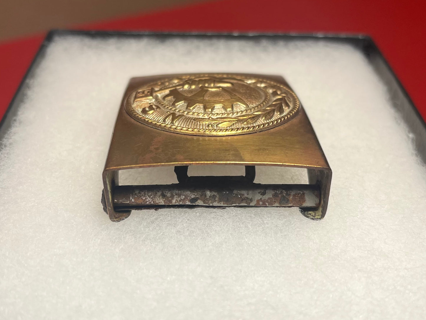 Original German Pre-WWII NSBO National Socialist Factory Cell Organization EM/NCO Belt Buckle