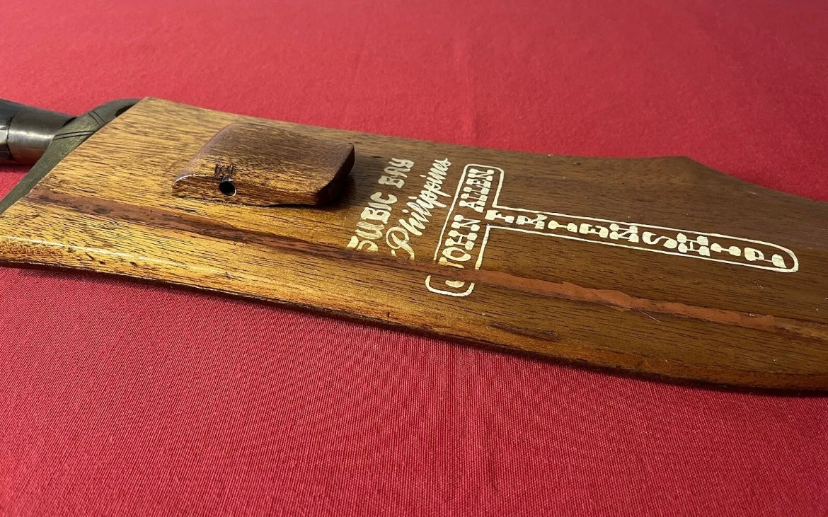 WW2 Philippines Dagger-Machete “Dedicated” by Native Bring-back Theater Made / MASSIVE 2.5 FT