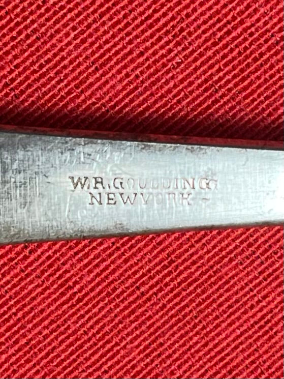 1800’s Obstetric (Birthing) Vectis W/ Ebony Handle-Antique Medical Equipment #44