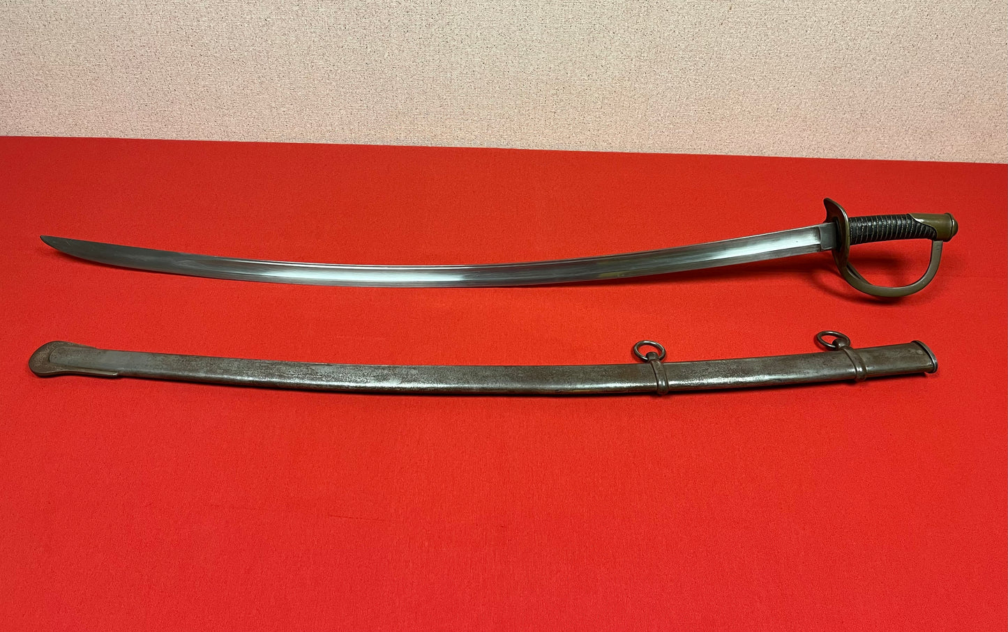 Authentic M1840 U.S. Civil War "Wrist Breaker" Heavy Cavalry Saber/Sword by W. Clauberg Solingen