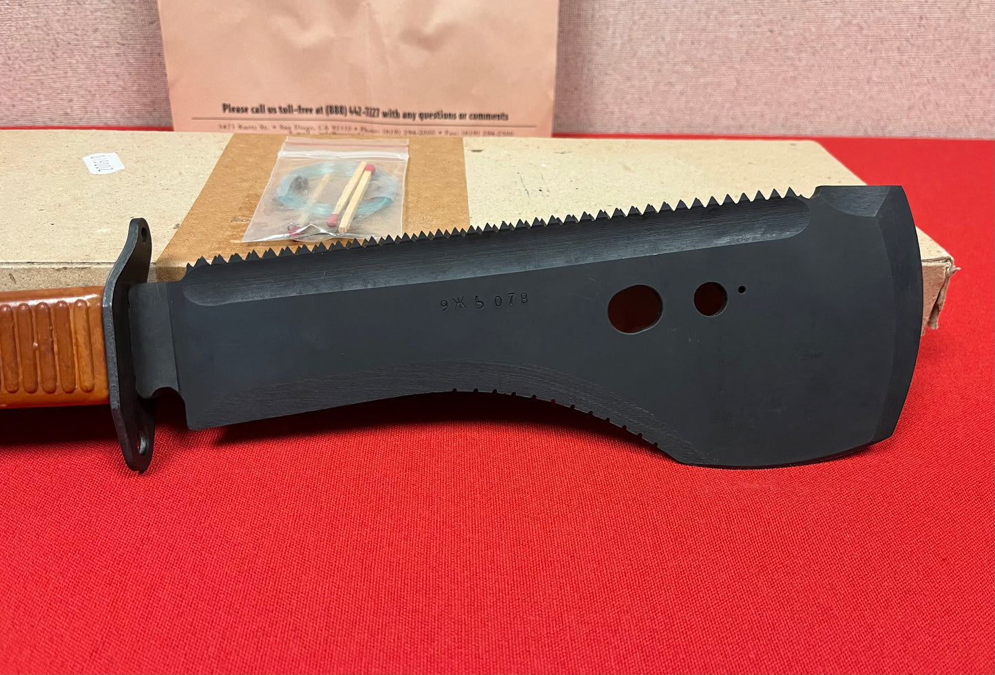 Vintage - Russian Soviet USSR Spetznaz Machete Special Forces Survival Knife 15"