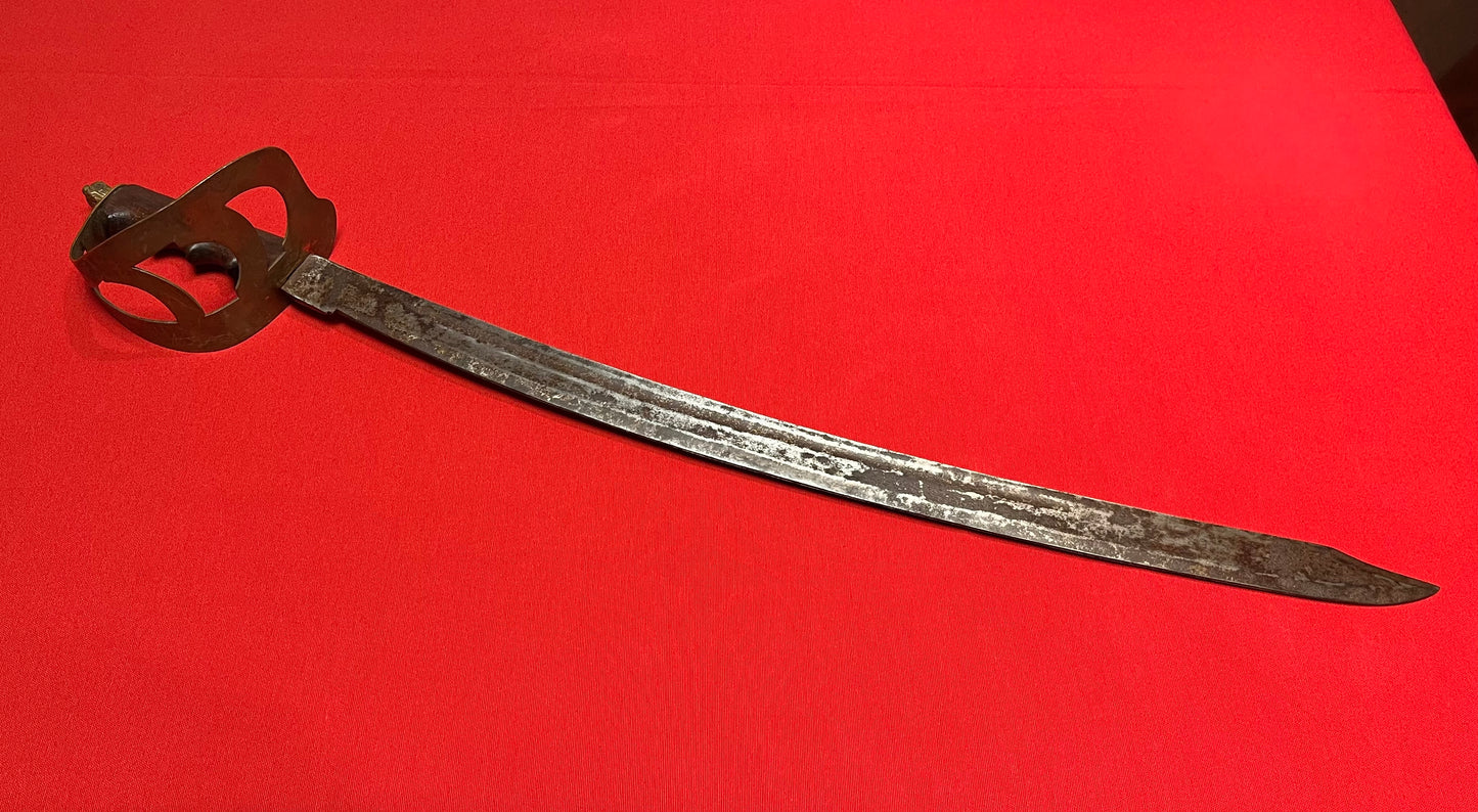 M1895 Dutch Klewang Naval Cutlass-Sword WW2 Japanese Altered "Trench Art" Handle