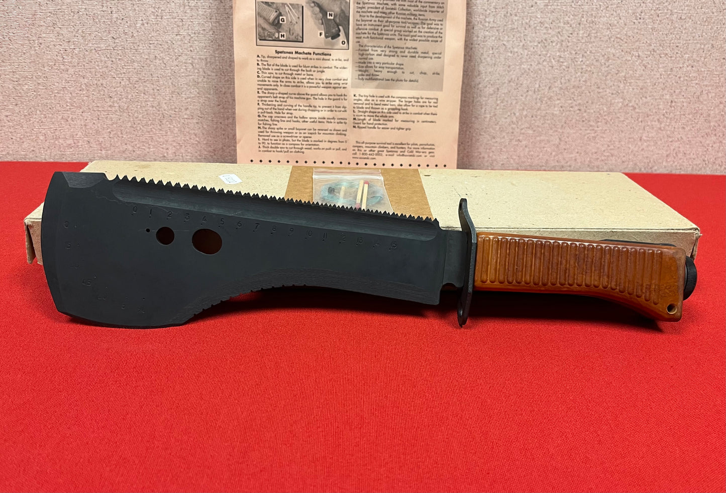 Vintage - Russian Soviet USSR Spetznaz Machete Special Forces Survival Knife 15"