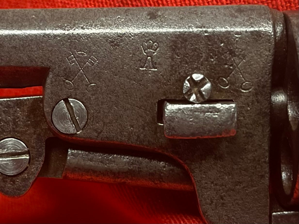 1851 Colt Navy Revolver Belgian Manufactured W/ Patent Acceptance - Civil War Era