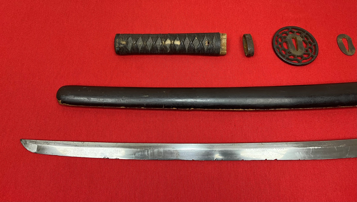 Original Japanese 18th Century Wakizashi Samurai Sword - Edo Period (1603–1868)