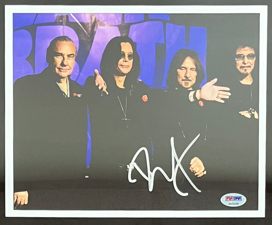 Black Sabbath - Bill Ward (Signed) Drummer 8x10 Photo Framed & Autographed PSA COA