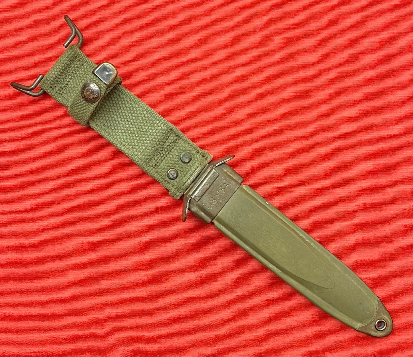 Original U.S. M8A1 Scabbard For M4 Bayonet & M3 Fighting Knife