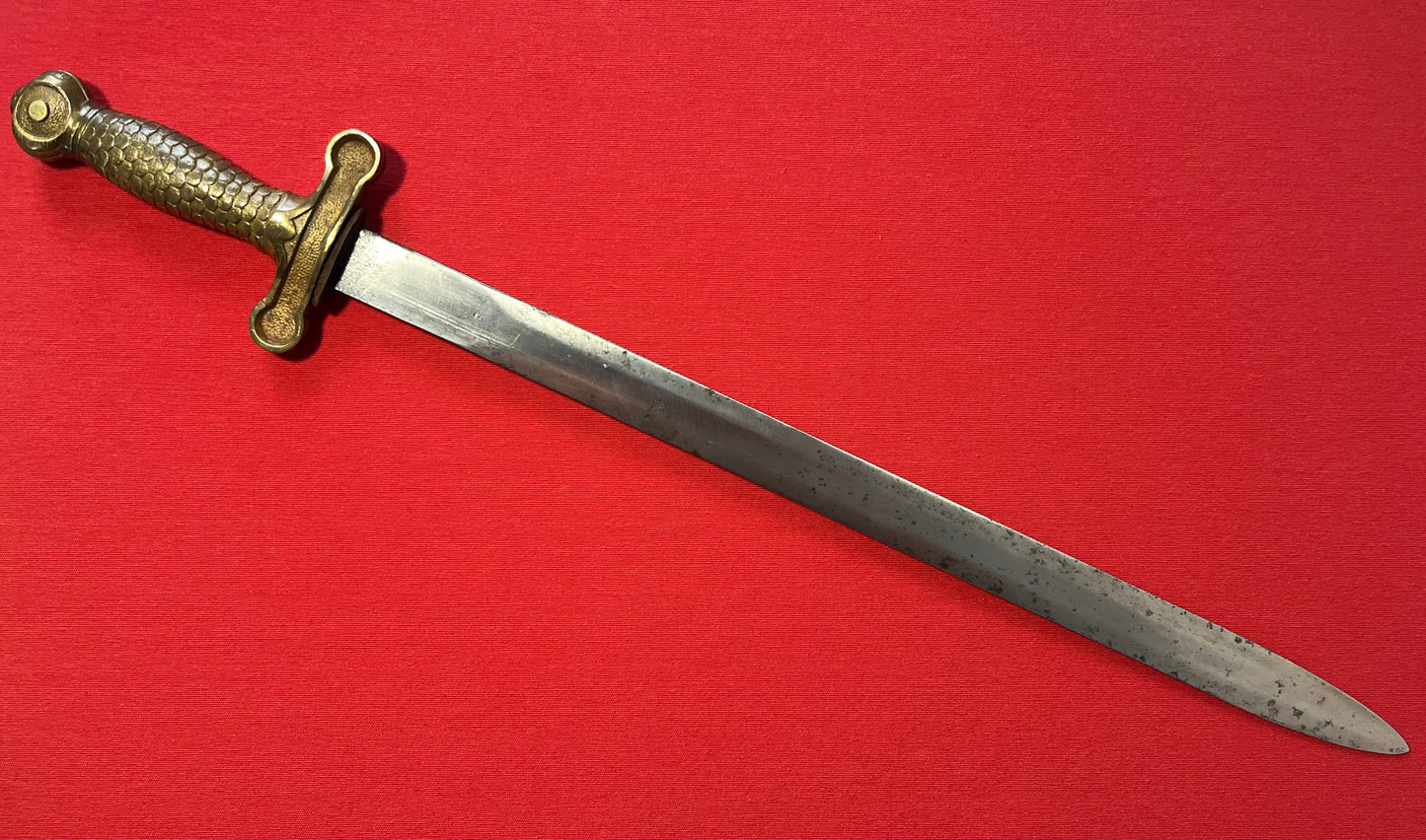 1870 U.S.N Naval Style “Boarding” Short Sword - Guard Stamped U.S.N 1832 M-1832