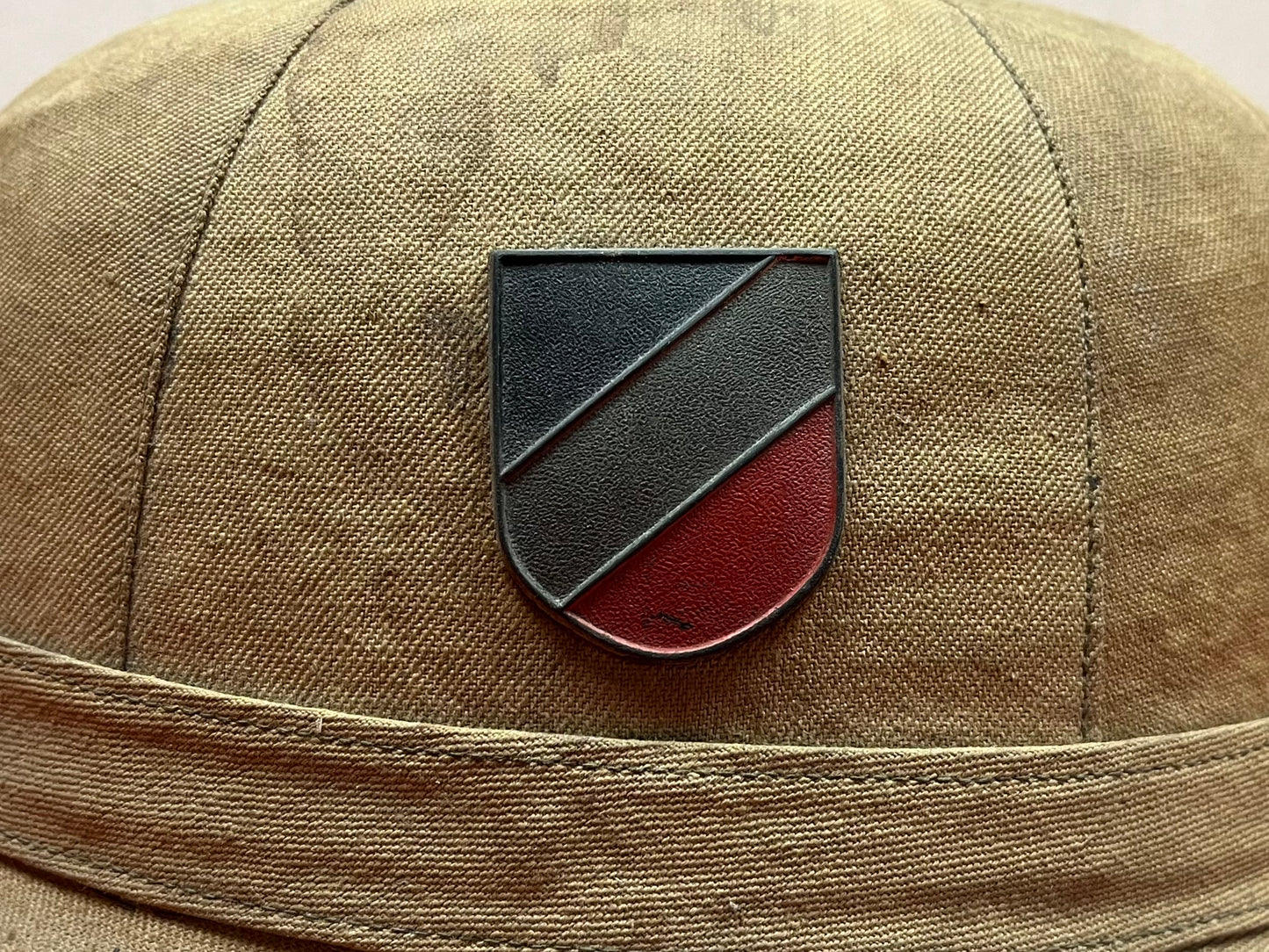 Original WWII German Heer Army Tropical Pith Helmet 1st Pattern