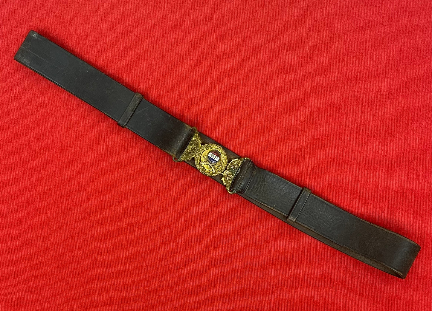 1920s-30s Citizens Military Training Camps (CMTC) Instructor Belt & Buckle - Battlefield Military Museum Gettysburg PA
