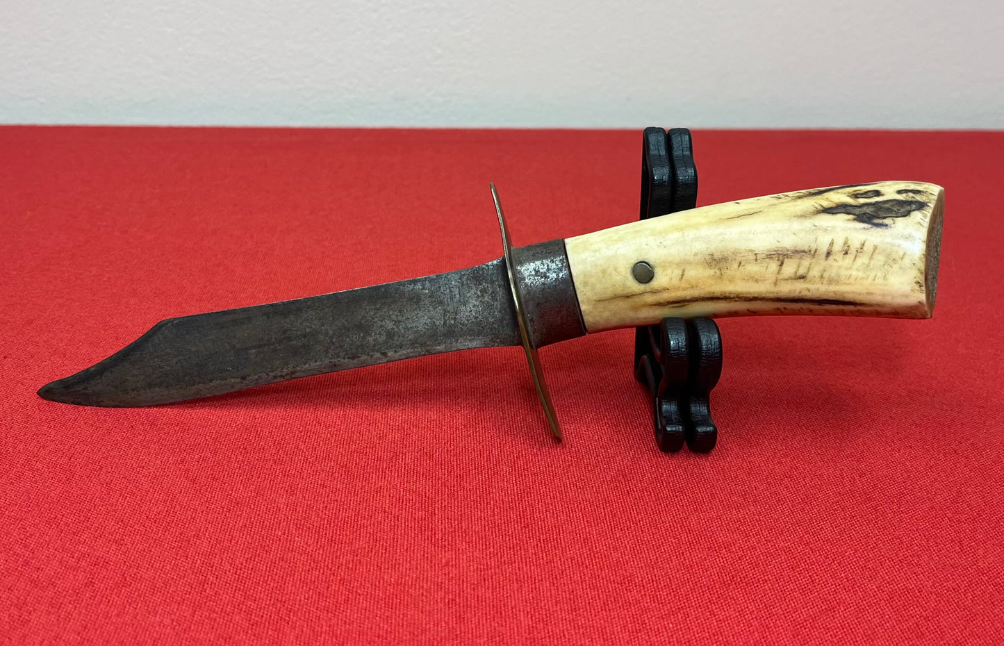 19th Century Bowie Knife W/ Bone Handle - Authentic