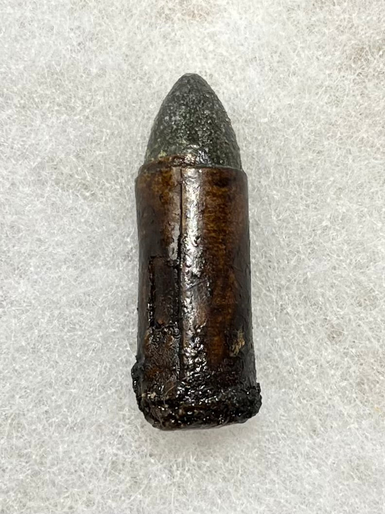 Civil War Colt Revolver Paper Cartridge/Bullet W/ Case - Authentic