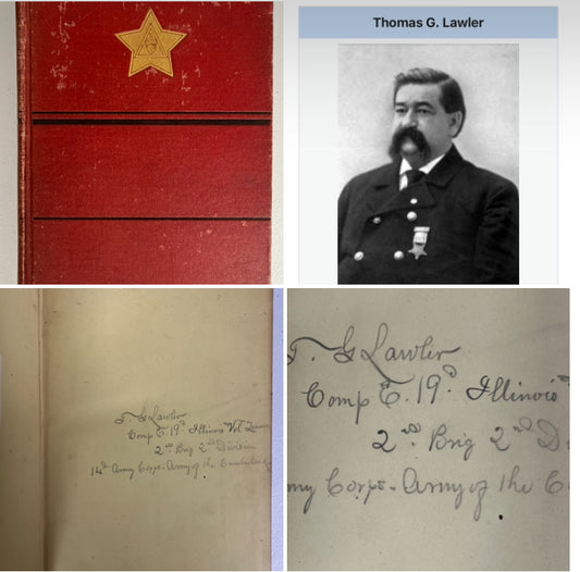 HISTORY OF THE ARMY OF THE CUMBERLAND VOL.1 - 1875 “Personally Owned” by Thomas G. Lawler Com-in-Chief of the G.A.R & Civil War Veteran (Comp. E, 19th Illinois Vol. Inf)
