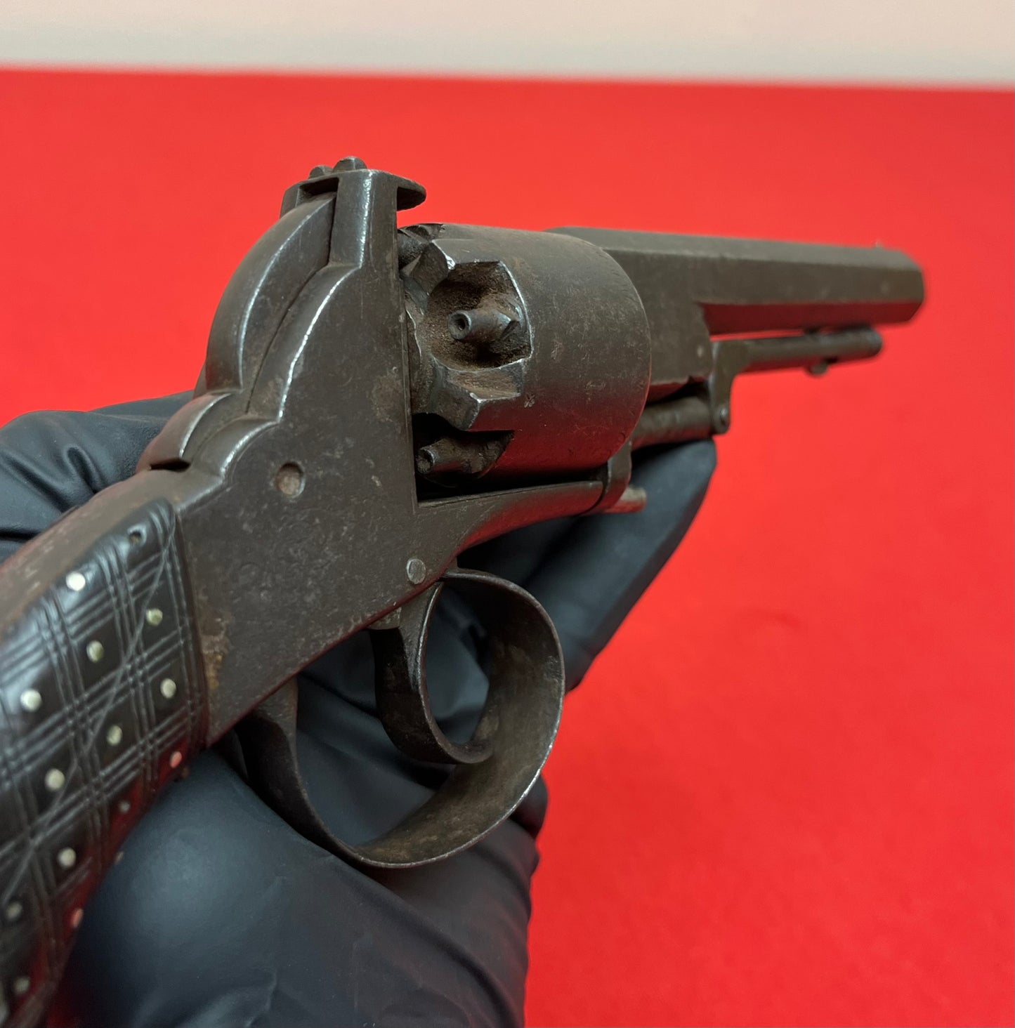 Civil War Era Webley-Bentley .44Cal Double Action Revolver W/ British Proof Marks Circa 1850s