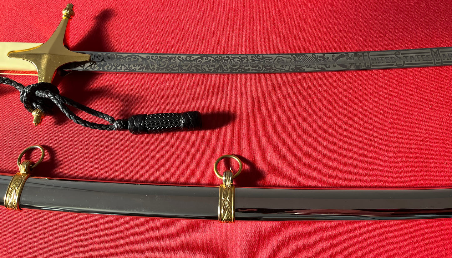 U.S Marine Corps Officer's Mameluke Sword by H.H Hilborn-Hamburger - German Made
