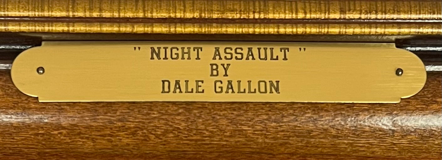 Dale Gallon (Night Assault) Civil War Framed Print - Singed & Numbered W/ COA