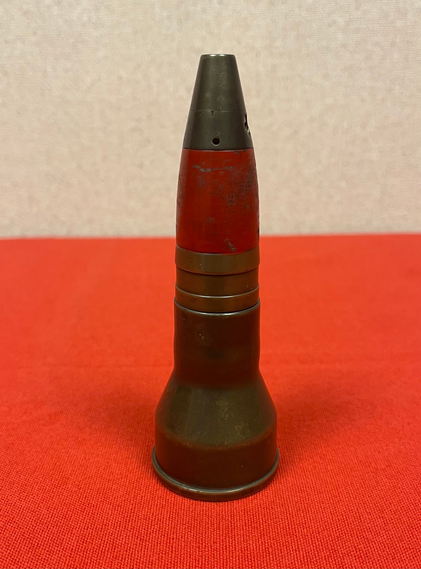 WW2 Japanese (Trench Art) Shell 25mm Round - Inert