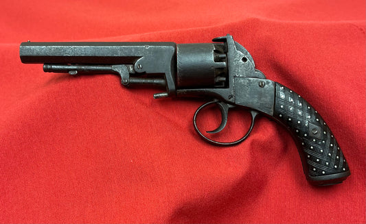Civil War Era Webley-Bentley .44Cal Double Action Revolver W/ British Proof Marks Circa 1850s