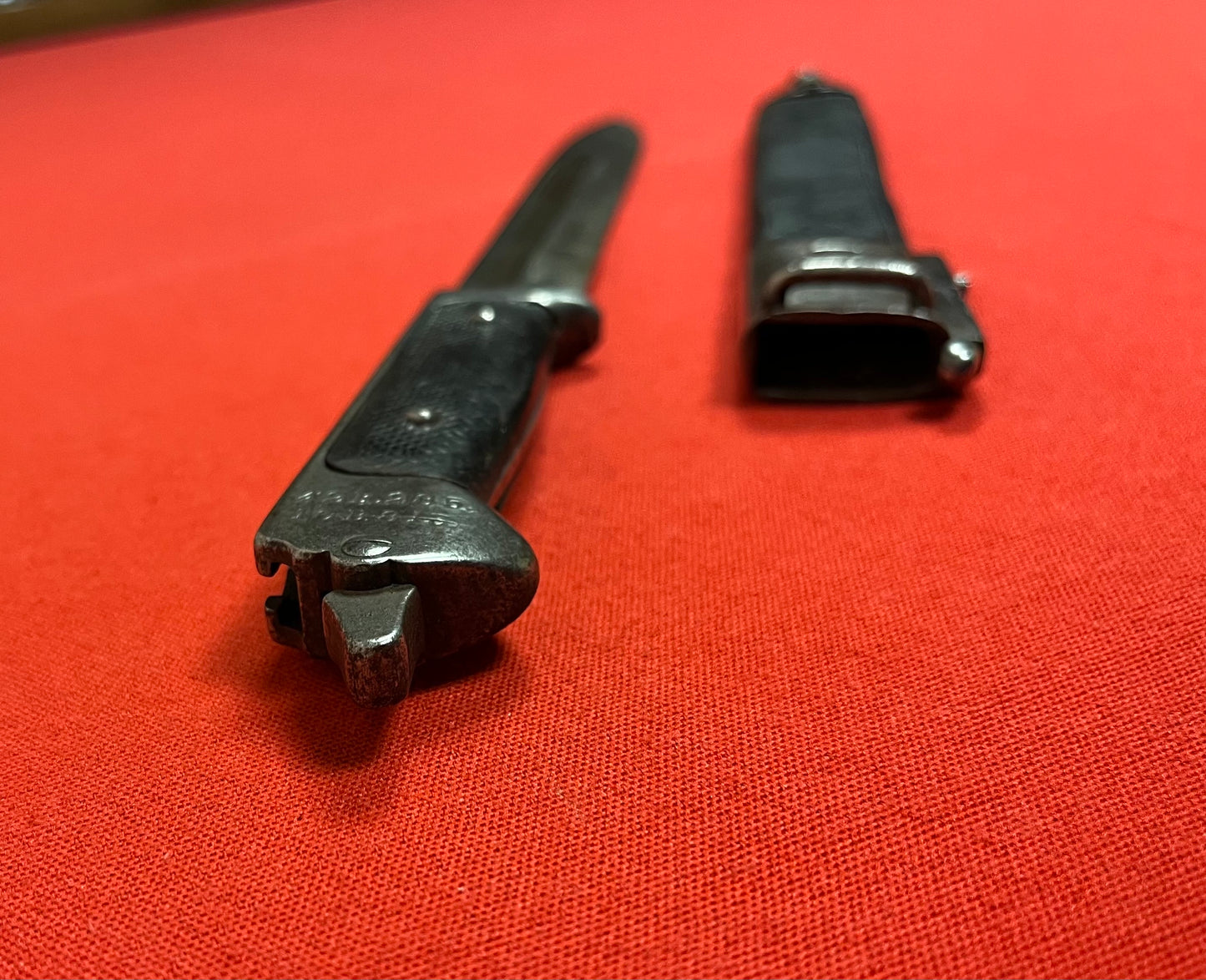 Danish M1889 Krag–Jørgensen Knife Bayonet - Gevær M/89  1st Model / Dated 1891