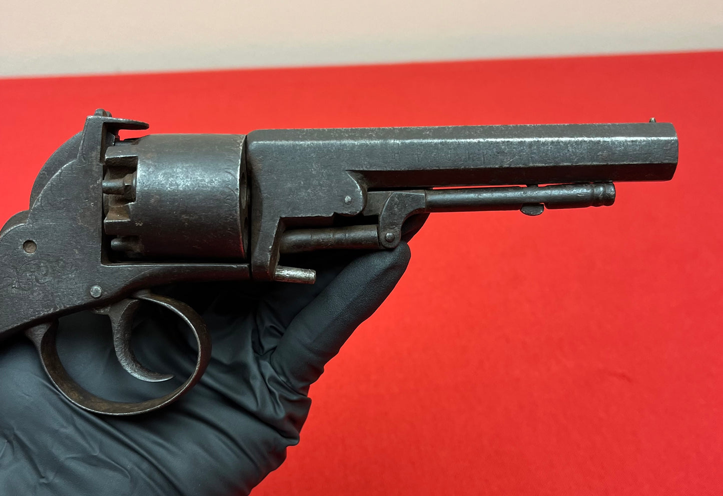 Civil War Era Webley-Bentley .44Cal Double Action Revolver W/ British Proof Marks Circa 1850s