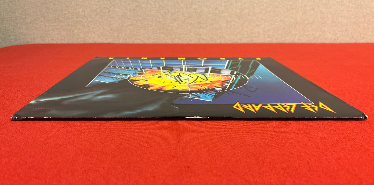 Def Leppard - Pyromania LP / Joe Elliott & Phil Collen Autographed 1983 Signed !!!