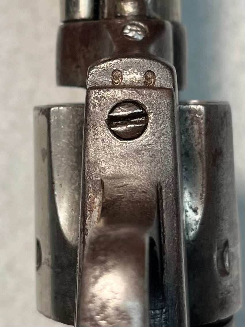 C. 1870-80 Colt Single Action Revolver Spanish Made W/ Bone Grips
